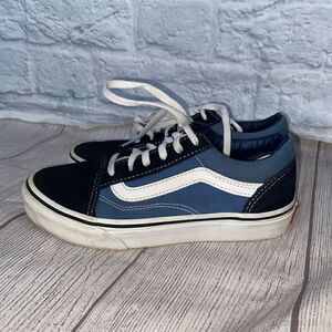 Vans off the wall canvas youth 2 tie up sneakers
